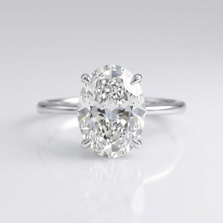 OVAL DIAMOND SOLITAIRE RING