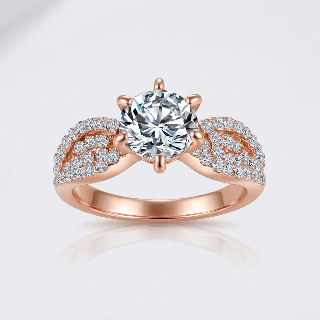 ROSE GOLD DIAMOND LEGACY RING – Susan Gloria Boutique