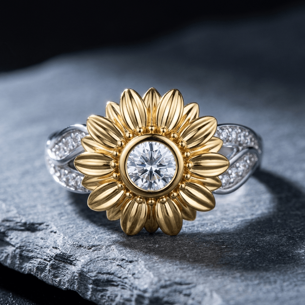 SUNFLOWER MAJESTY RING