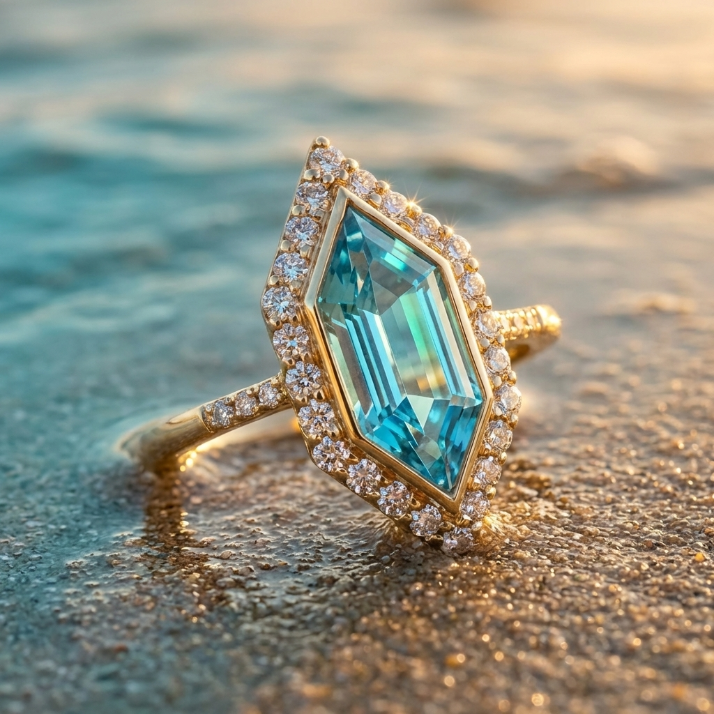 OCEAN SHARD RING