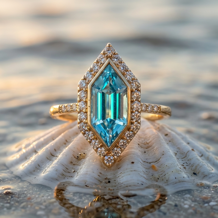 OCEAN SHARD RING