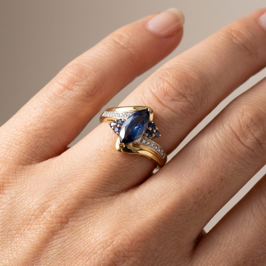 CELESTIAL BLUE RING