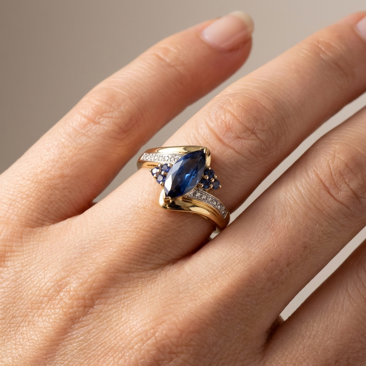CELESTIAL BLUE RING