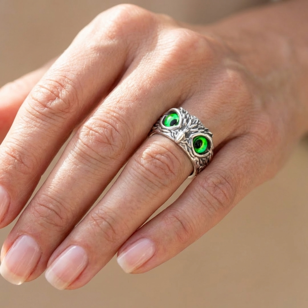 OWL RING - (ADJUSTABLE)