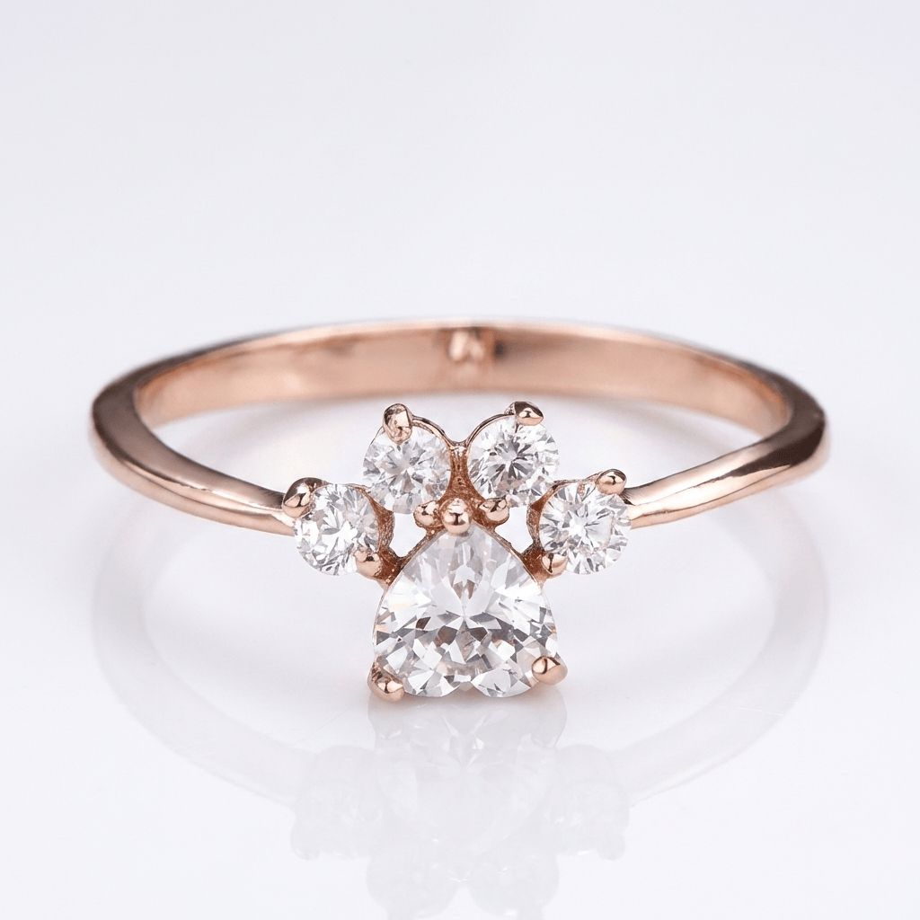 PAW DIAMOND RING