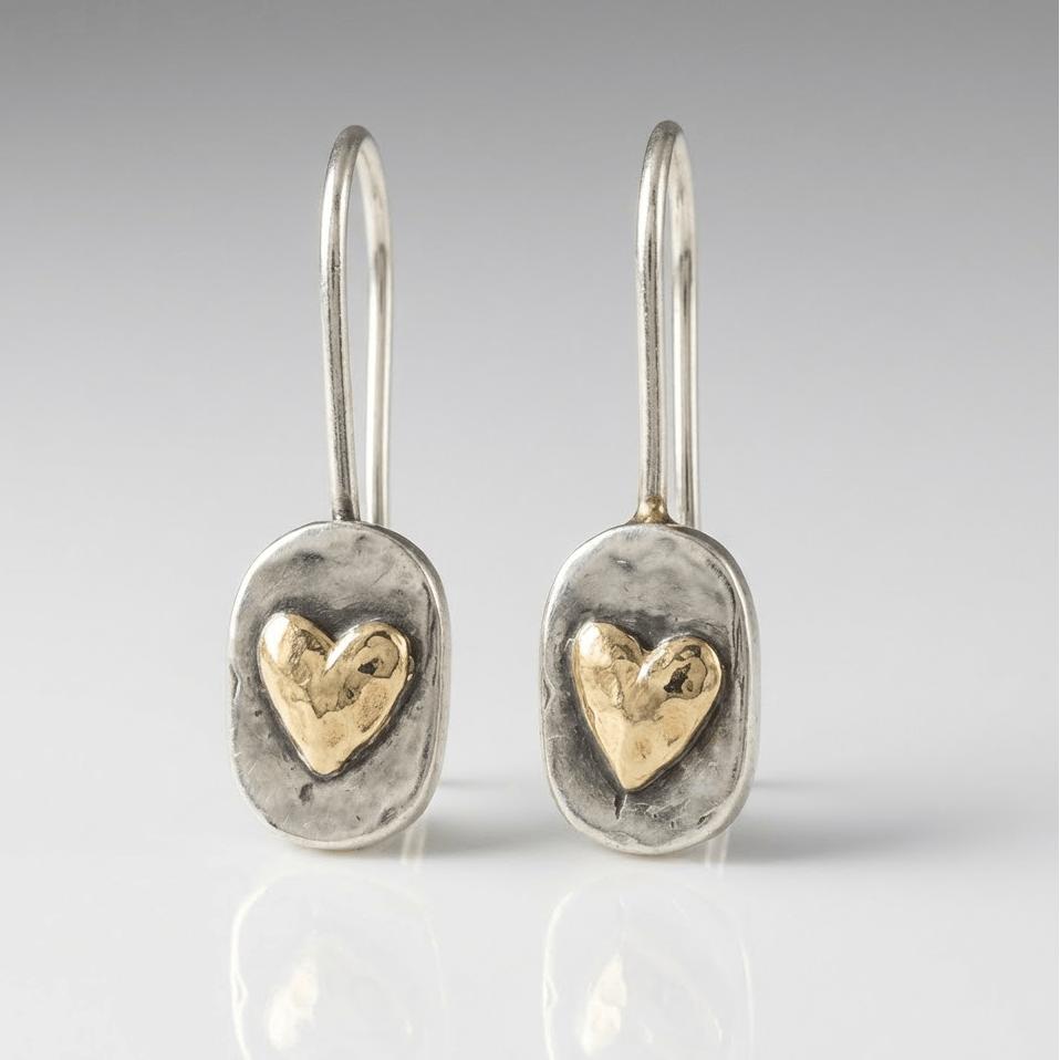 RELIC SILVER HEART EARRINGS – Susan Gloria Boutique