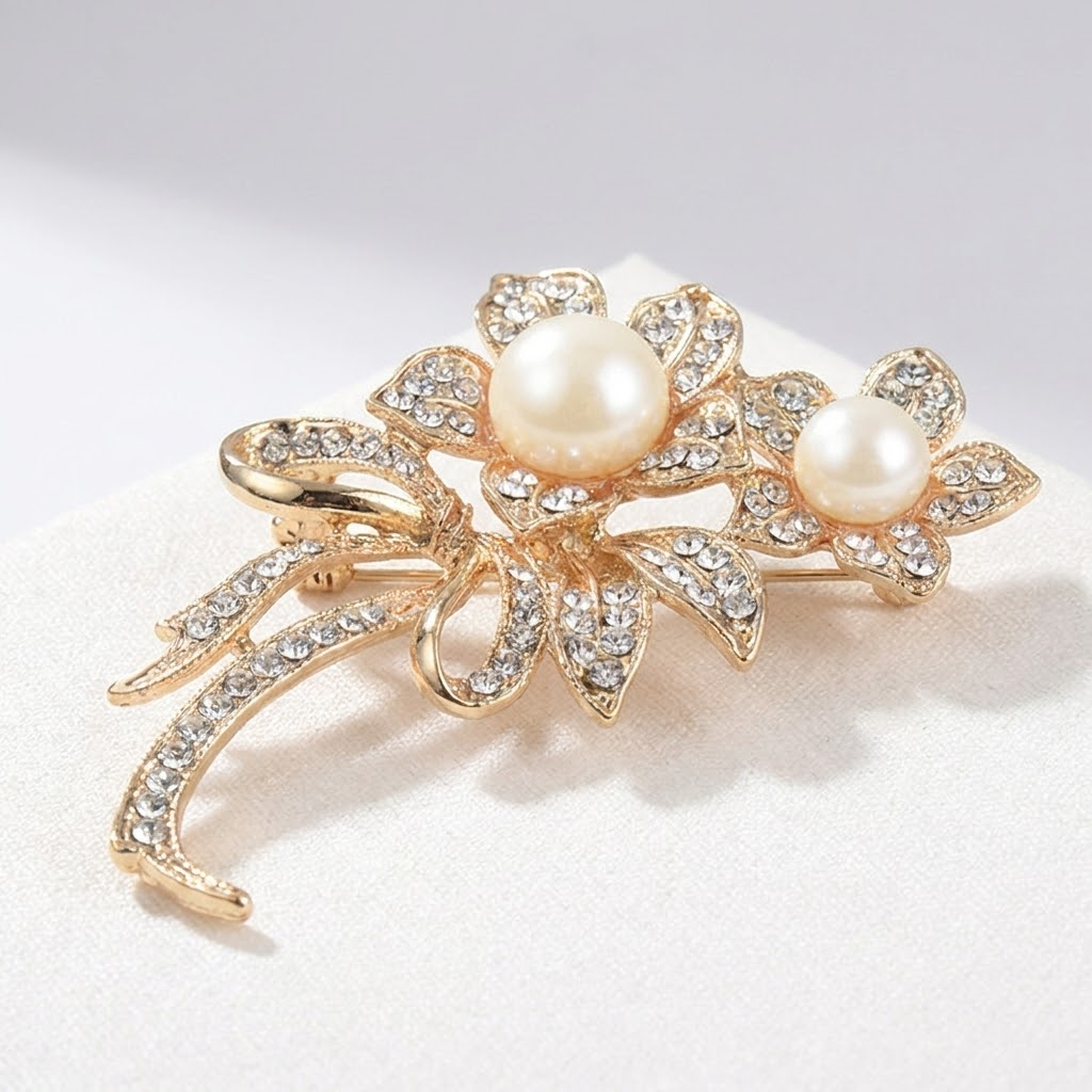 GOLD FLOWER BROOCH GOLD FLOWER BROOCH