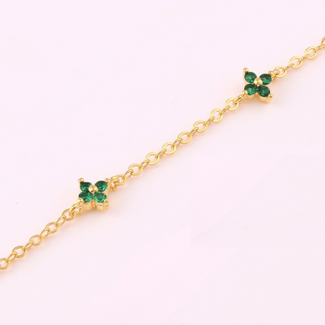 EMERALD LUCKY CHARM NECKLACE