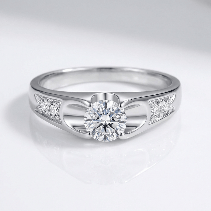 CLASSIC ROSE GOLD ZIRCONIA SOLITAIRE RING