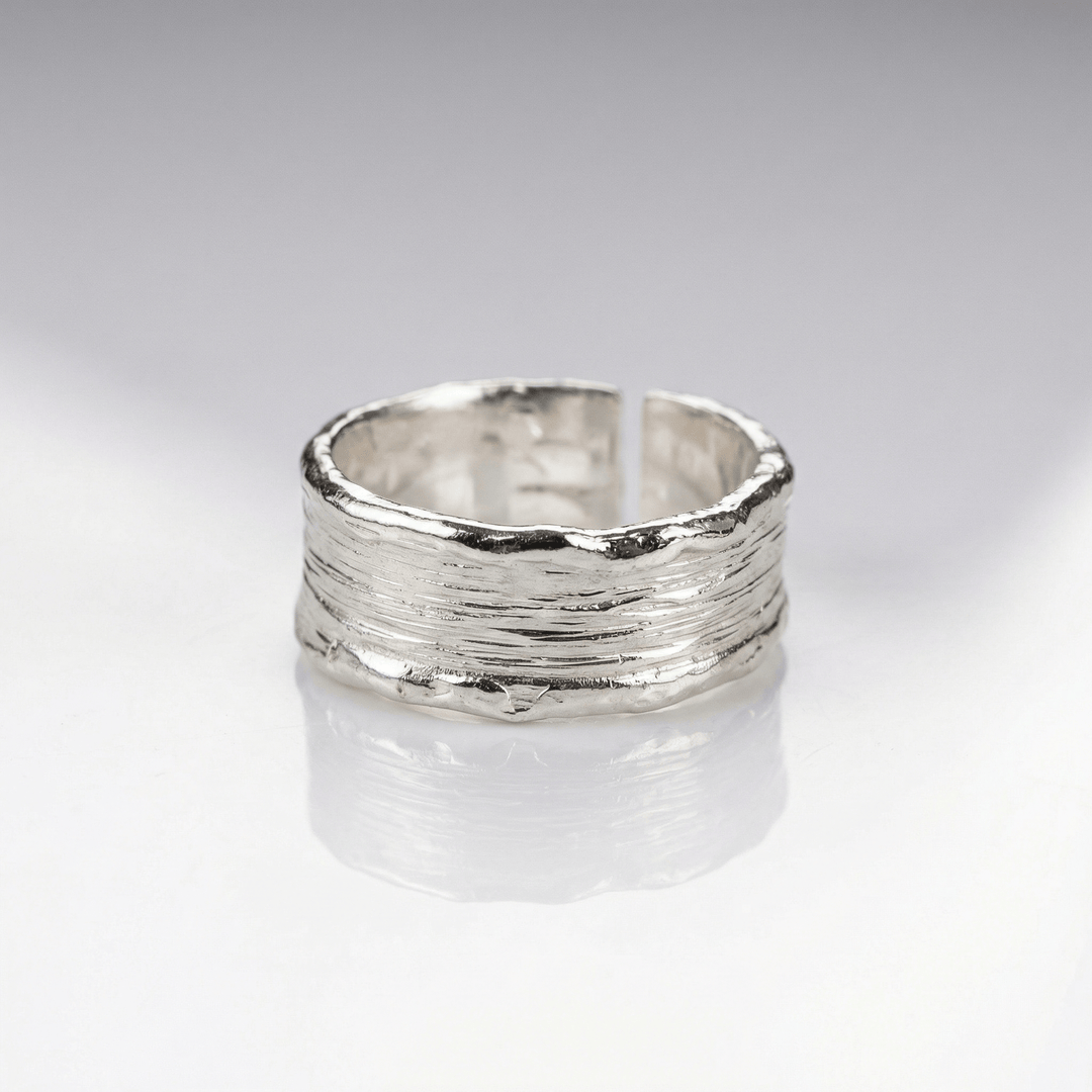 GOLD SILVER TWO TONE WRAP - (ADJUSTABLE)